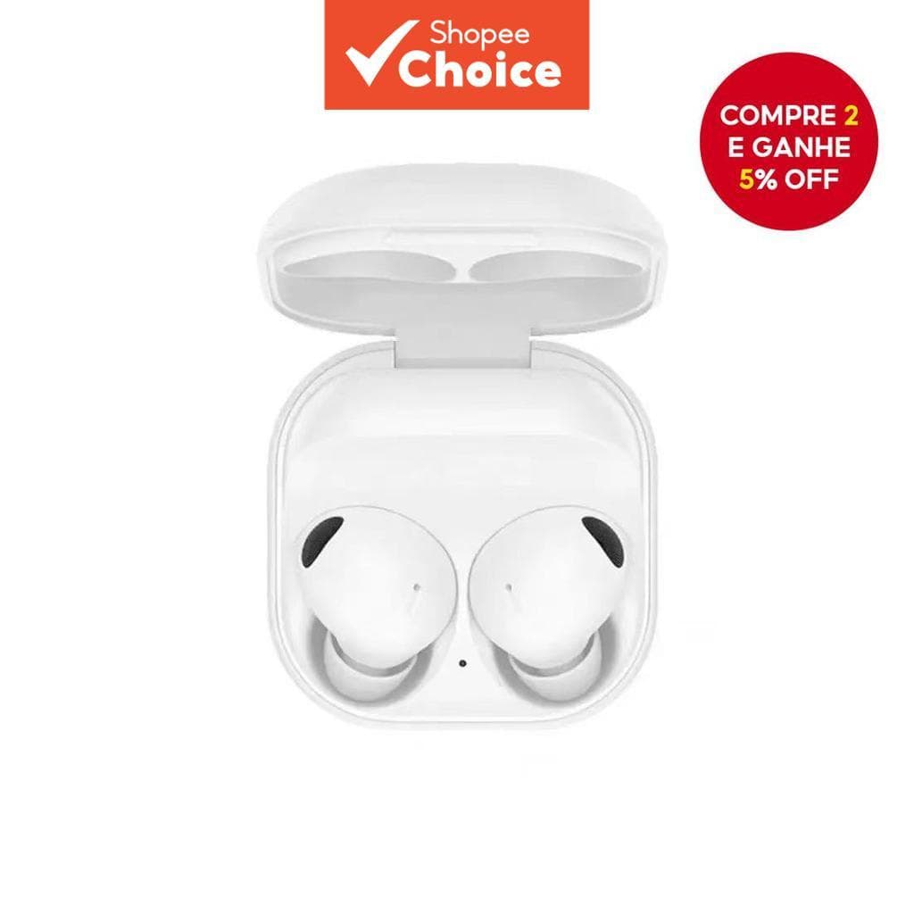 Fones De Ouvido Buds 2 Pro TWS Bluetooth Cancelamento Ativo De Ruído HiFi Sem Fio Esportes À Prova D'água HD Chamadas De