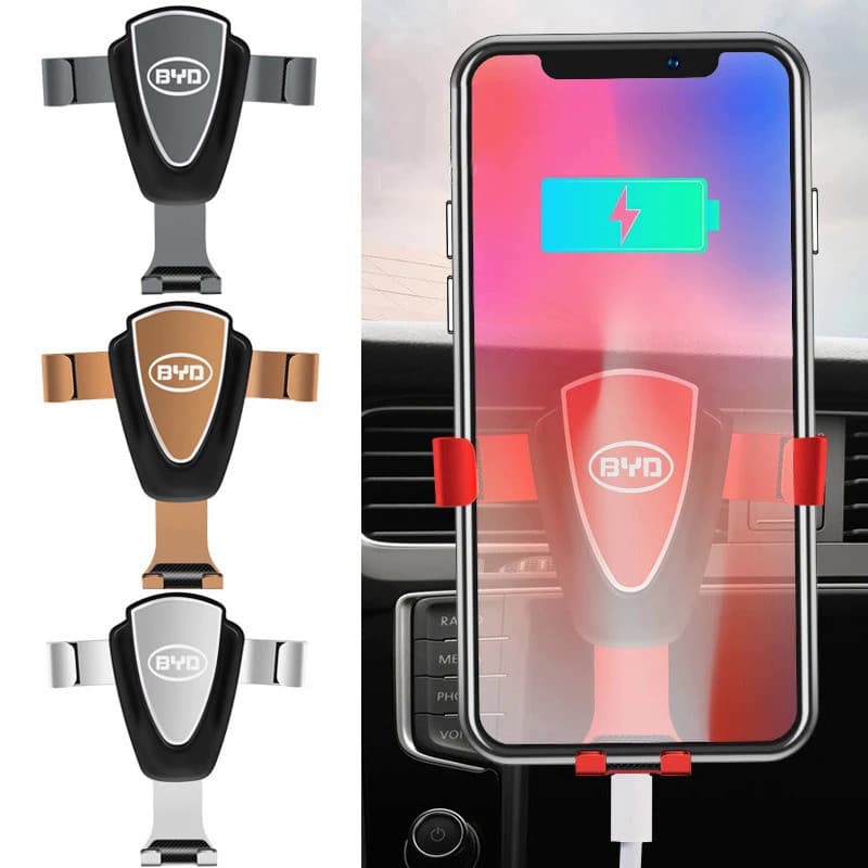Suporte Magnético Estável para Celular com Saída de Ar para Carro, para BYD Han F3 F5 T3 13 F6 S7 S8 F3R G3 E5 M6 Song Y