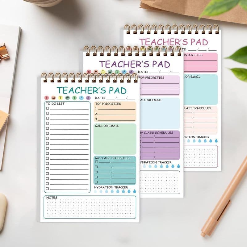 Estoque pronto Macaron Color Coil Planner Upturn Schedule Notebook Autodisciplina Notebook Diário Diário Bobina Notebook
