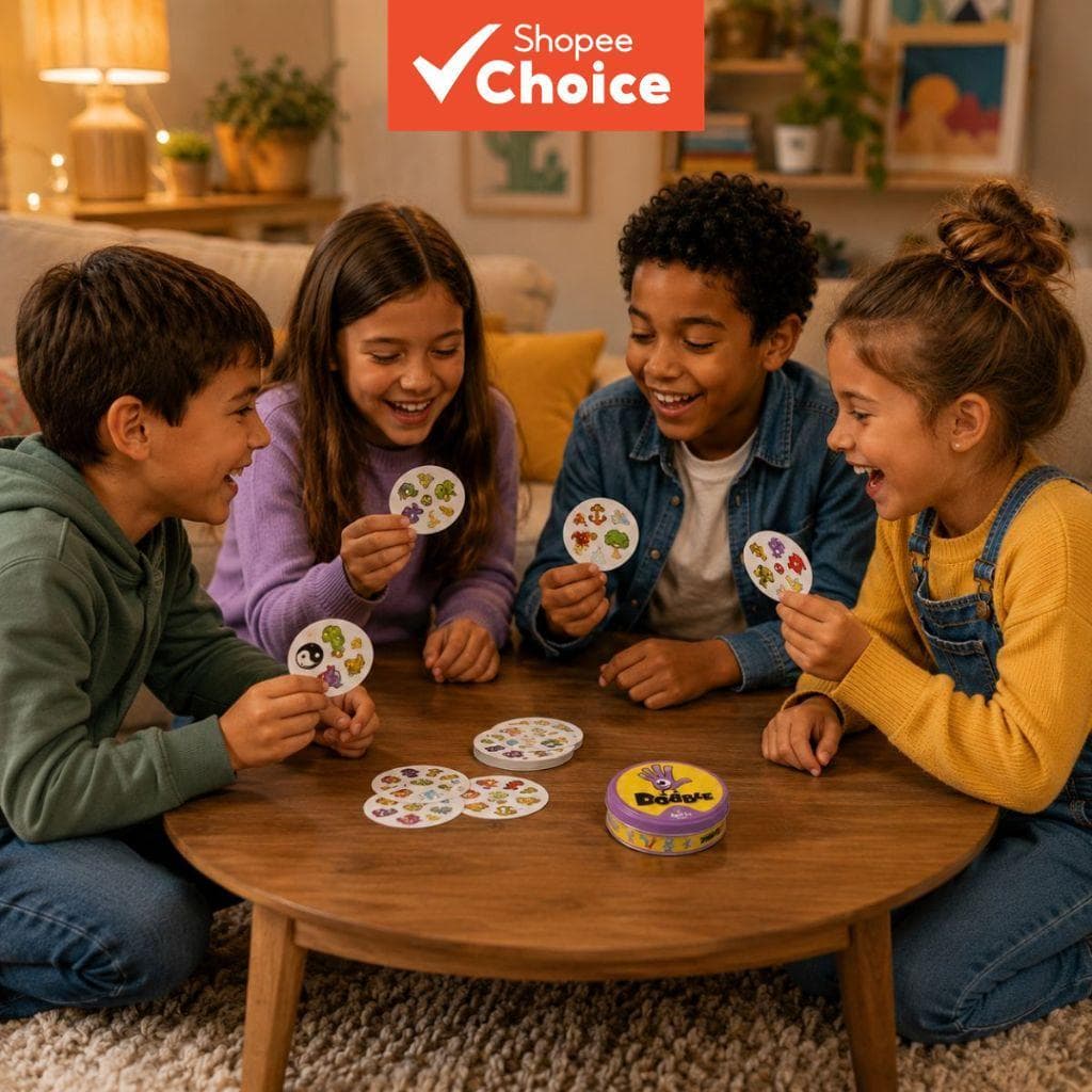 Spot It Padrão Jogo De Cartas Reunião De Família Festa Tabuleiro Adereços Interativos Educacionais Cartões De Papel Brin