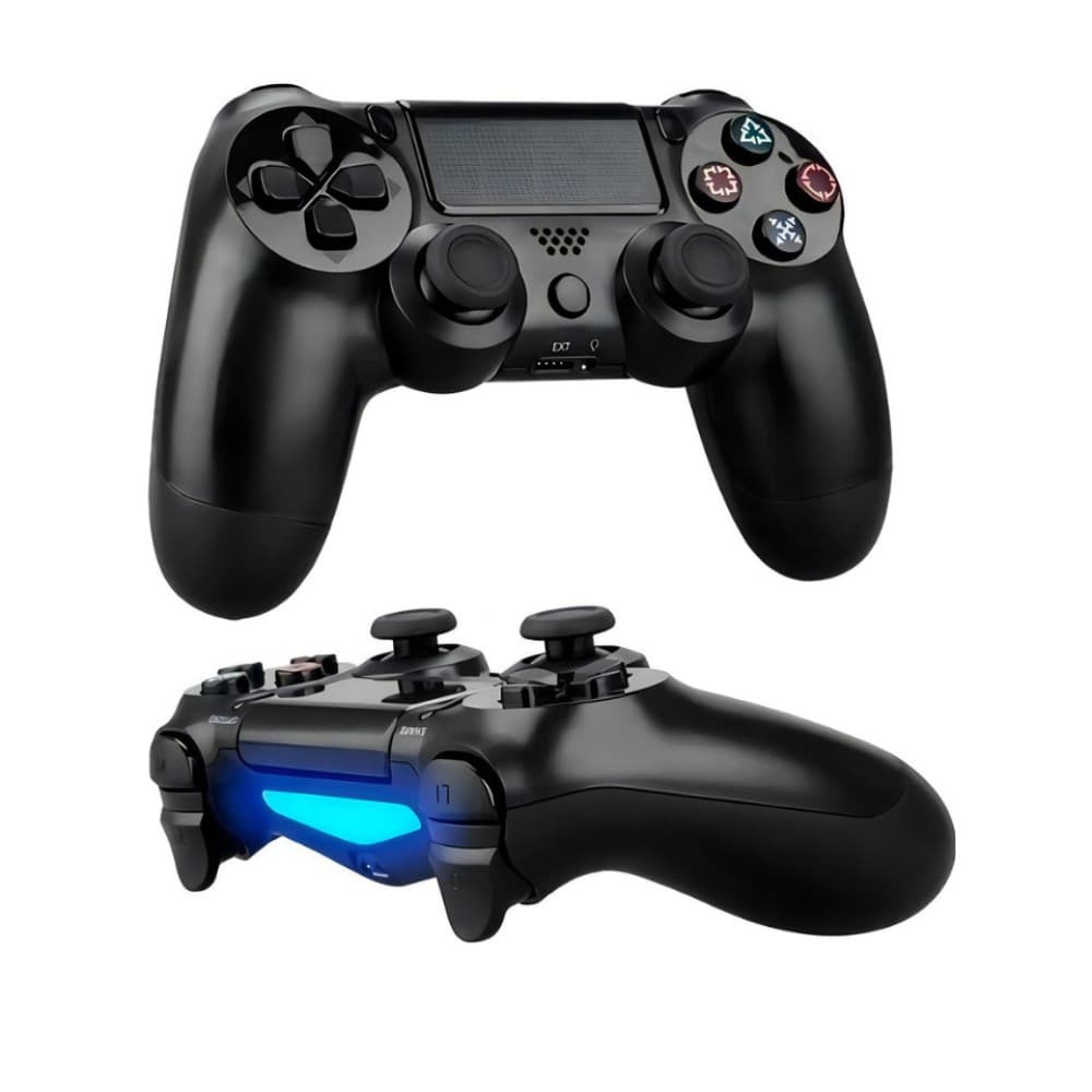 Controle Compatível PS4 Sem Fio Bluetooth Joystick Dual Shock Vibração Recarregável + Cabo USB Manete Jogos Video Game