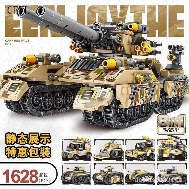 1000 Peças de Blocos de Montar Lego, Série de Aeronaves, Navios de Guerra, Tanques e Veículos Militares, Presentes Monta