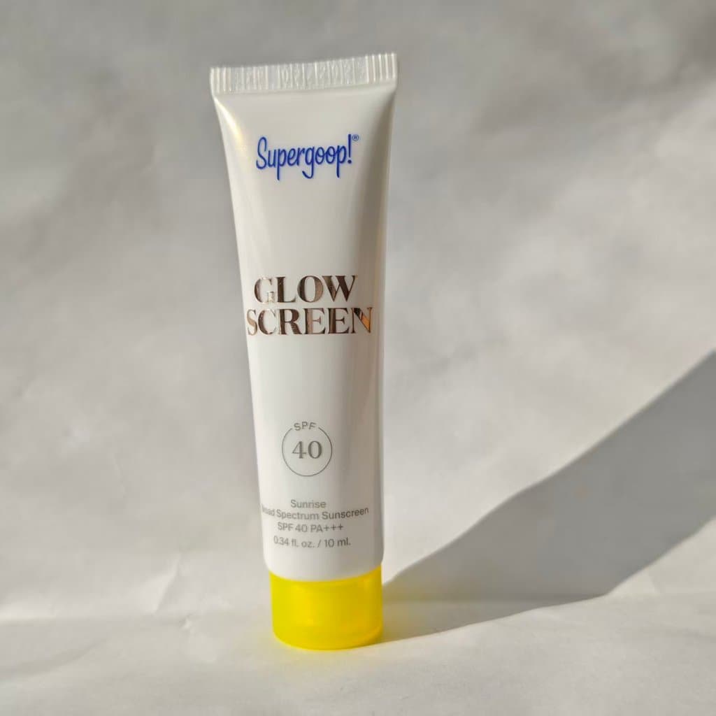 Versão americana Supergoop Protetor solar brilhante Protetor solar colorido nascer do sol Anti-luz azul GLOW SPF40 10ML