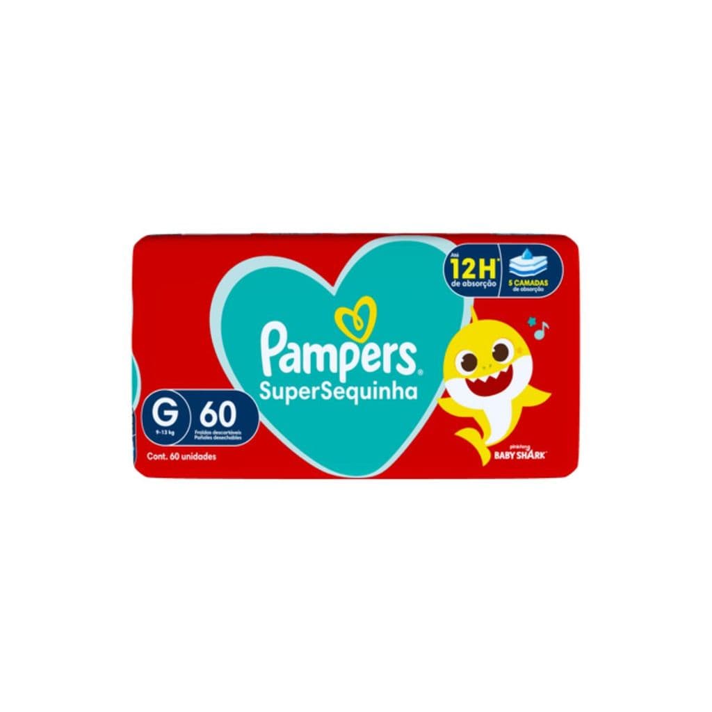 Fralda Pampers Supersec Pague Menos Tamanho G 60 Unidades