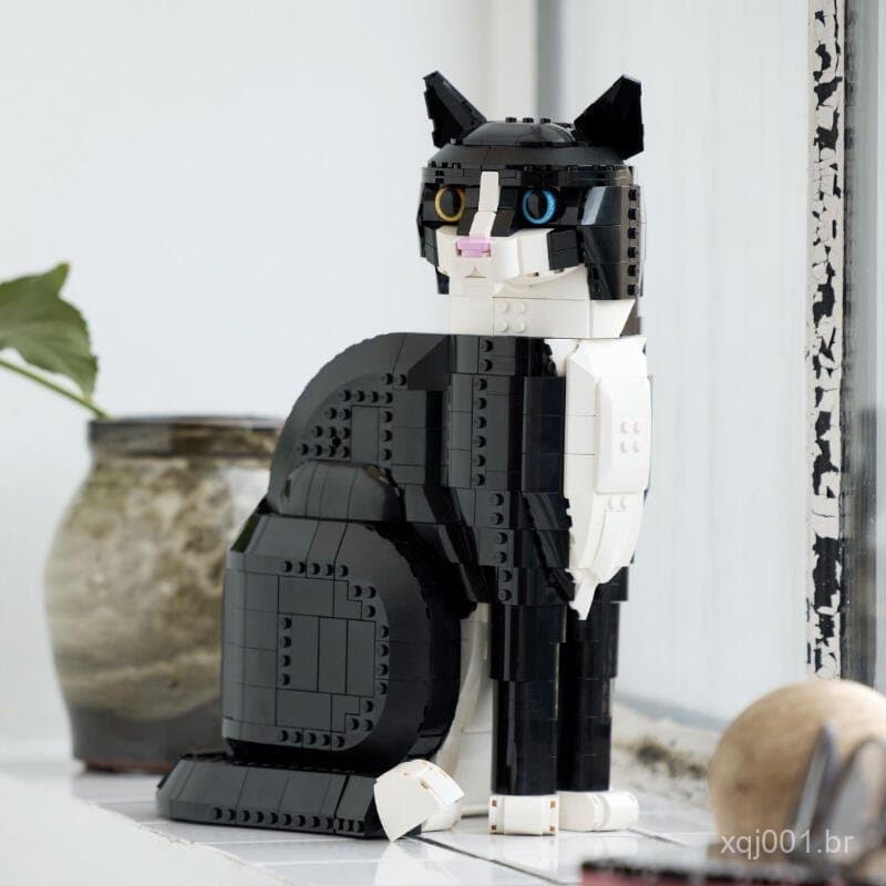 Compatível com LEGO O Rei Leão Simba Gato Smoking Blocos de Montar Brinquedo Infantil Presente Modelo de Montagem