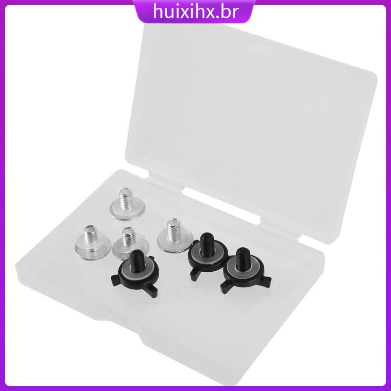🖼️ 1Conjunto Acessórios De Capacete Moto ABS Preto Para Uso Motor