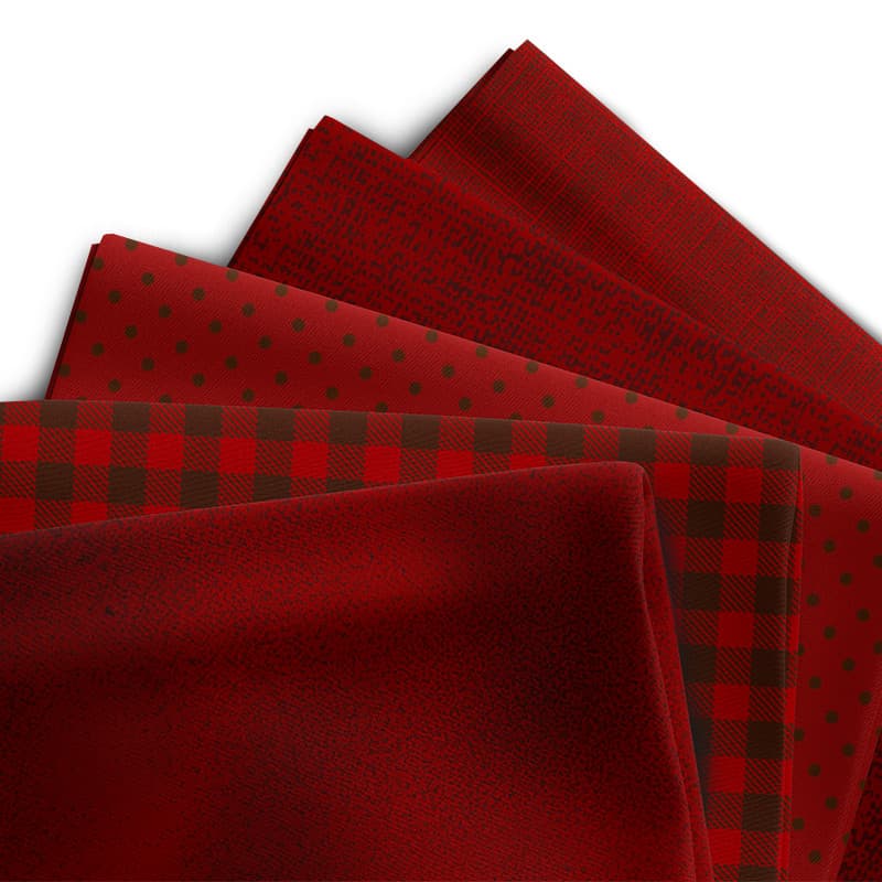Tecido Tricoline Estampas Vermelho Poá Textura Juta Poeira Artesanato Pano Costura Patchwork Bolsa