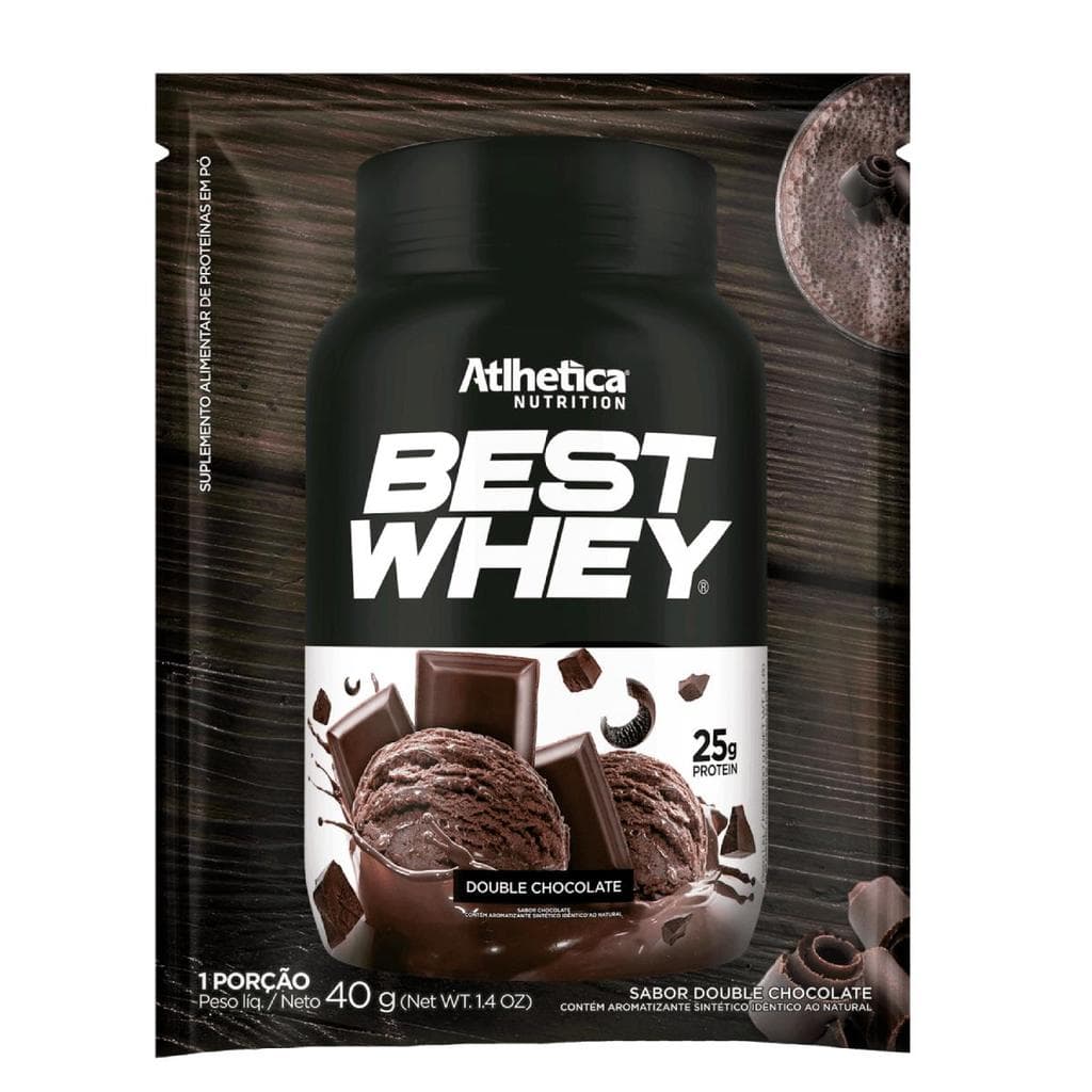Best Whey Protein (Display com 15 Sachês de 40g) Double Chocolate