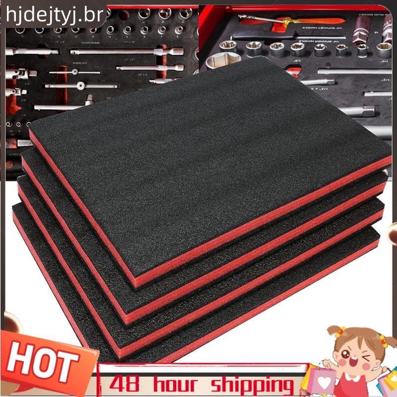 4 Pacote 17.7 X12 X 1 Polegada Caixa De Ferramentas Espuma , Inserções De Ferramenta Para Casos , Folhas De Armazenament
