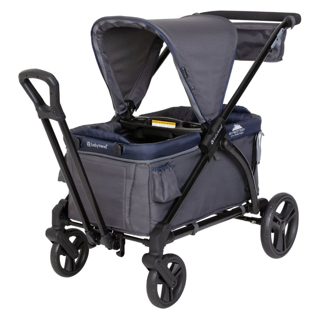 Carrinho de Bebê Passeio Expedition 2 Em 1 Com Capota Alça Retrátil Wagon - Baby Trend