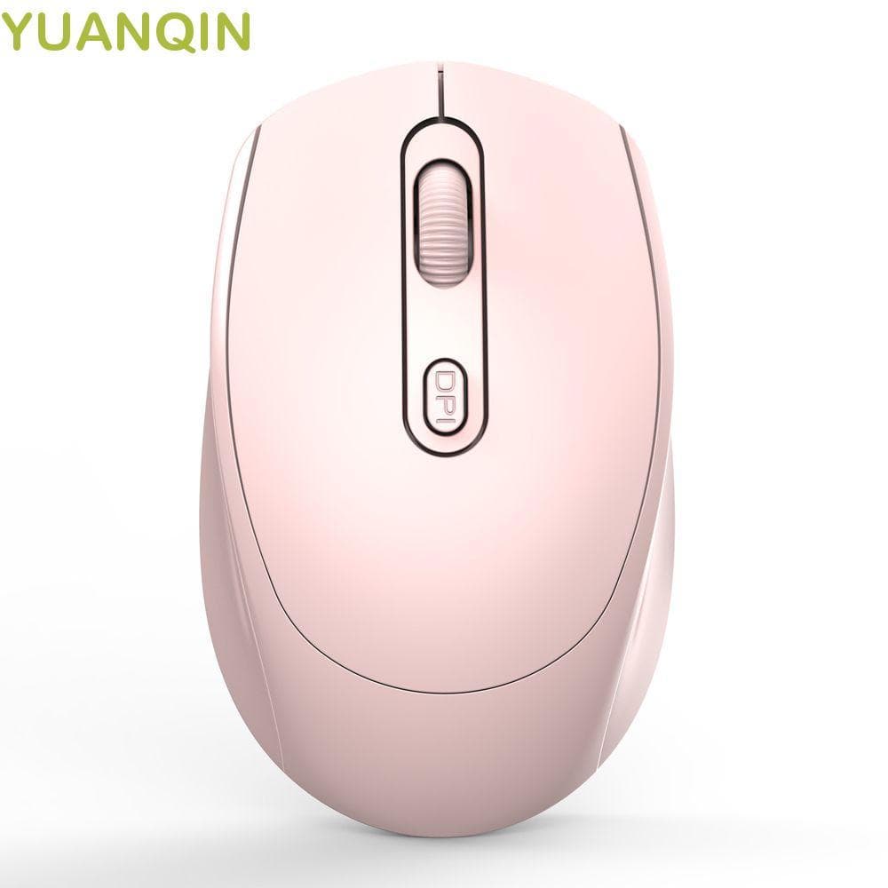 YUANQINZT Mouse Sem Fio PC Laptop Mini Ergonômico Silencioso Modo Único Rosa Ratos