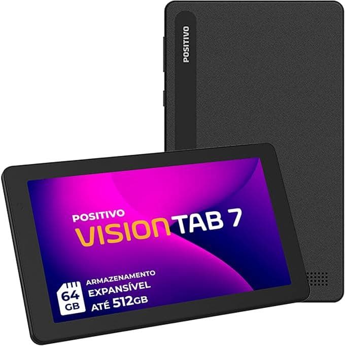 Tablet Positivo Vision Tab 7 64GB 3GB Octa-Core Android 14