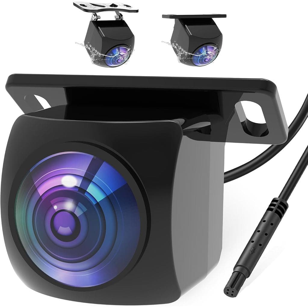 Câmera de ré AHD 1080P para carro, câmera de visão traseira com ângulo amplo de 170 graus, câmera à prova d'água IP69K p