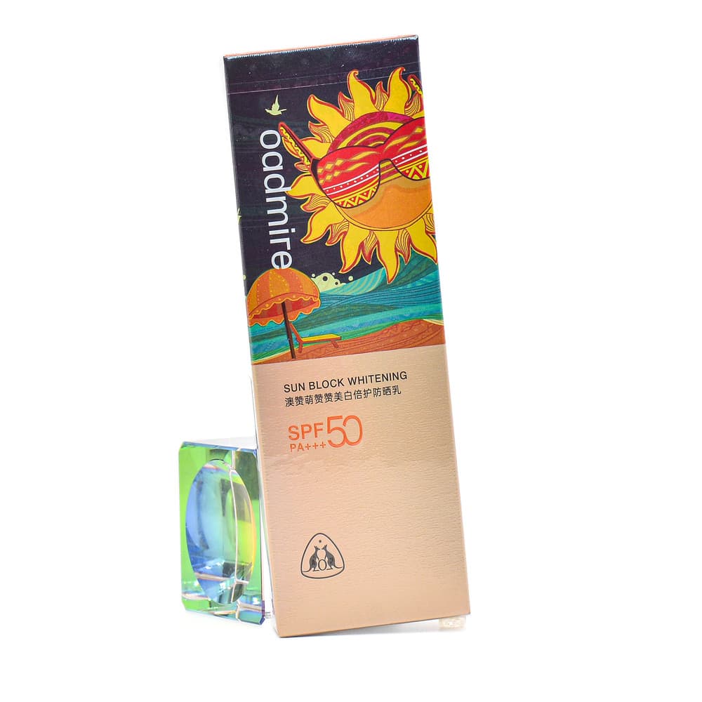 Creme protetor solar australiano Little Rainbow Tuao, bonito, clareador, proteção dupla, loção protetora solar spf50pa++