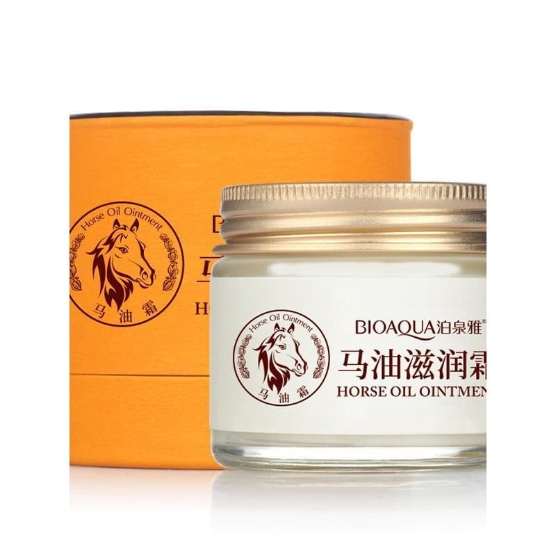 Senhoras de meia-idade mãe hidratante creme facial creme facial óleo de cavalo Anti-rugas hidratante rosto óleo toque ro