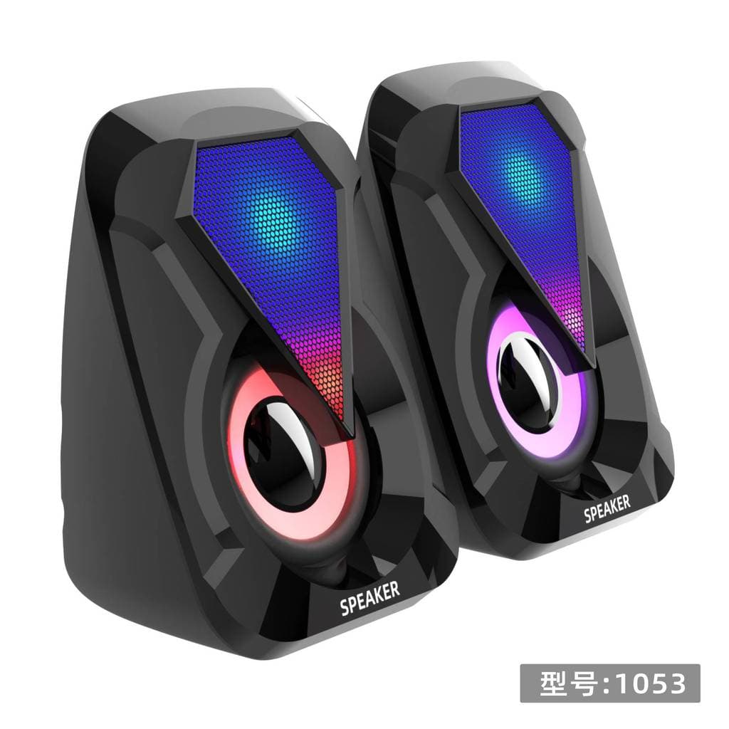 Neutro 1053 Gaming Marquee USB Desktop Subwoofer Áudio Computador Alto-falante Desktop Doméstico