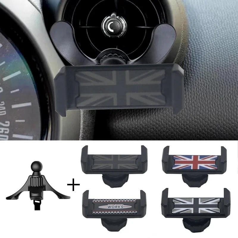 Universal Para MiniOne Cooper S R55 R56 R57 R60 R61 R58 R59 Clubman Countryman Suporte Do Telefone Carro Ventilação De A