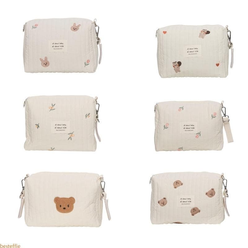 BES Bolsa de maternidade bordada para fraldas, viagem e carrinho de bebê, bolsa para recém-nascidos YTRK