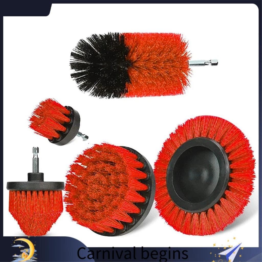 [eileenj3] Conjunto De Escova Para Lavagem De Carro Disco Elétrica Broca Kit De Ferramentas De Limpeza , Piso , Cozinha 