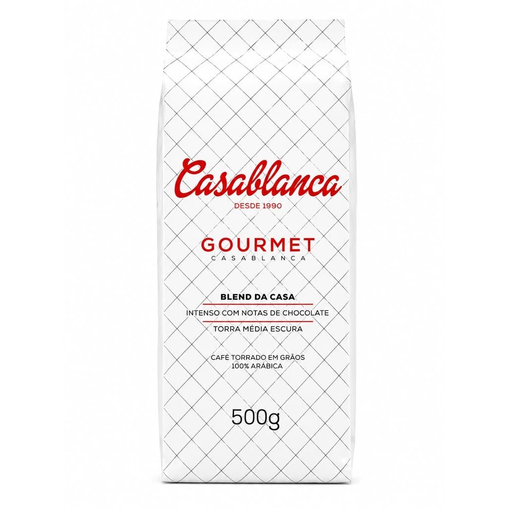 Café Gourmet Casablanca 500g em Grãos 100% Arábica