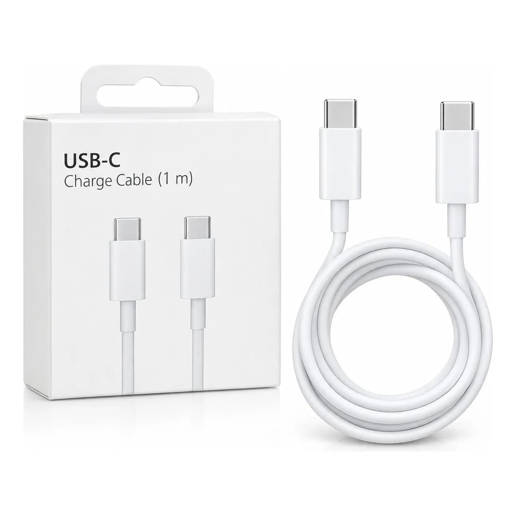 Cabo USB-C Para C 1m Carregamento Rápido Tipo C Reforçado Carga Rápida Celular Tablet Android Fonte Carregador 2 Pontas