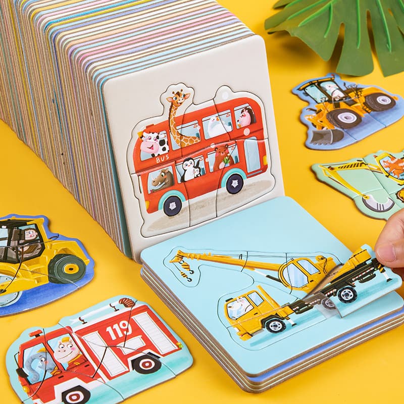 Quebra-cabeças educativos para crianças, brinquedos educativos para a primeira infância, 2 anos, 4 meninos, meninas, bas