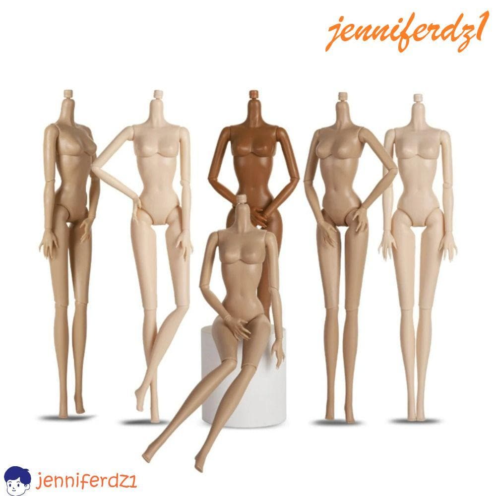 JENNIFERDZ1 Bonecas BJD Nuas Articuladas , Boneca Super Modelo Móvel De 11 Articulações De 30 Cm , Corpo De Figura De Pe