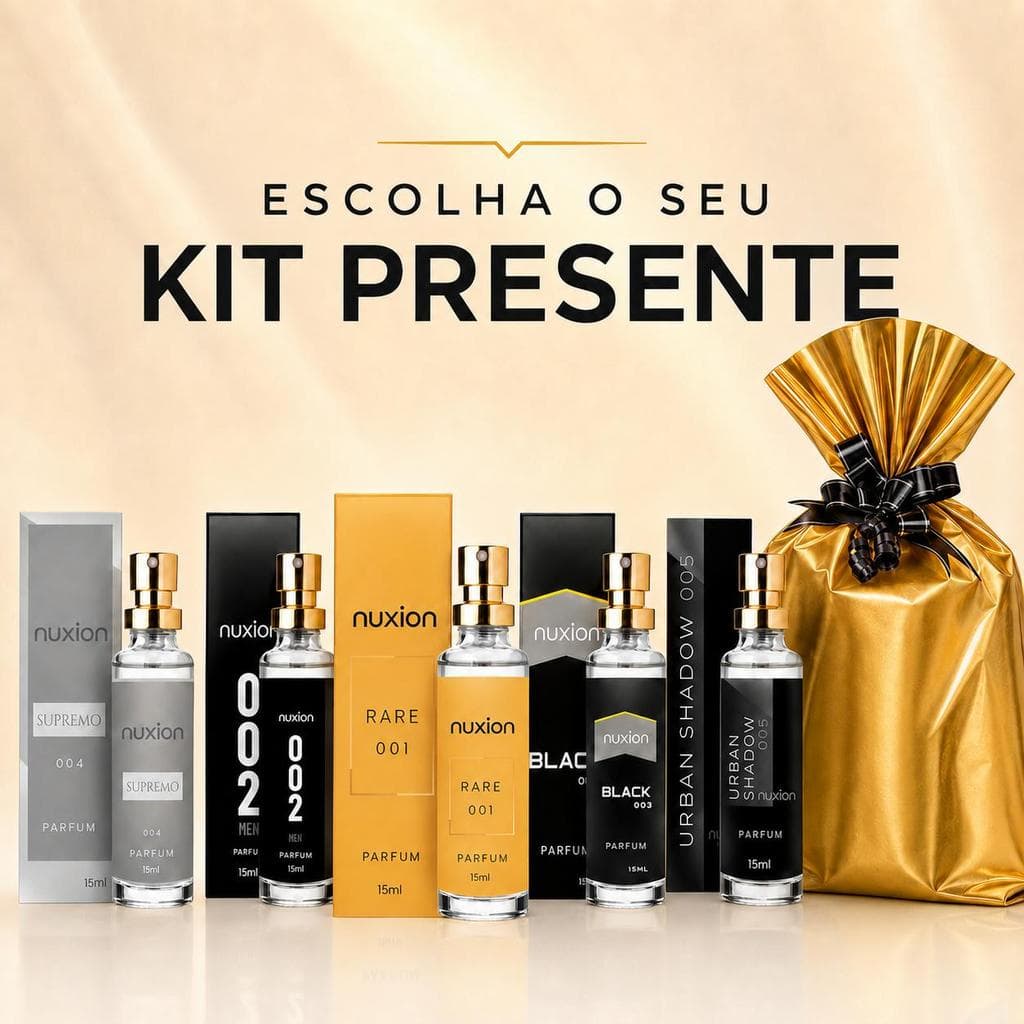 Perfume Importados Masculino Presente dia dos Pais + Embalagem de Presente