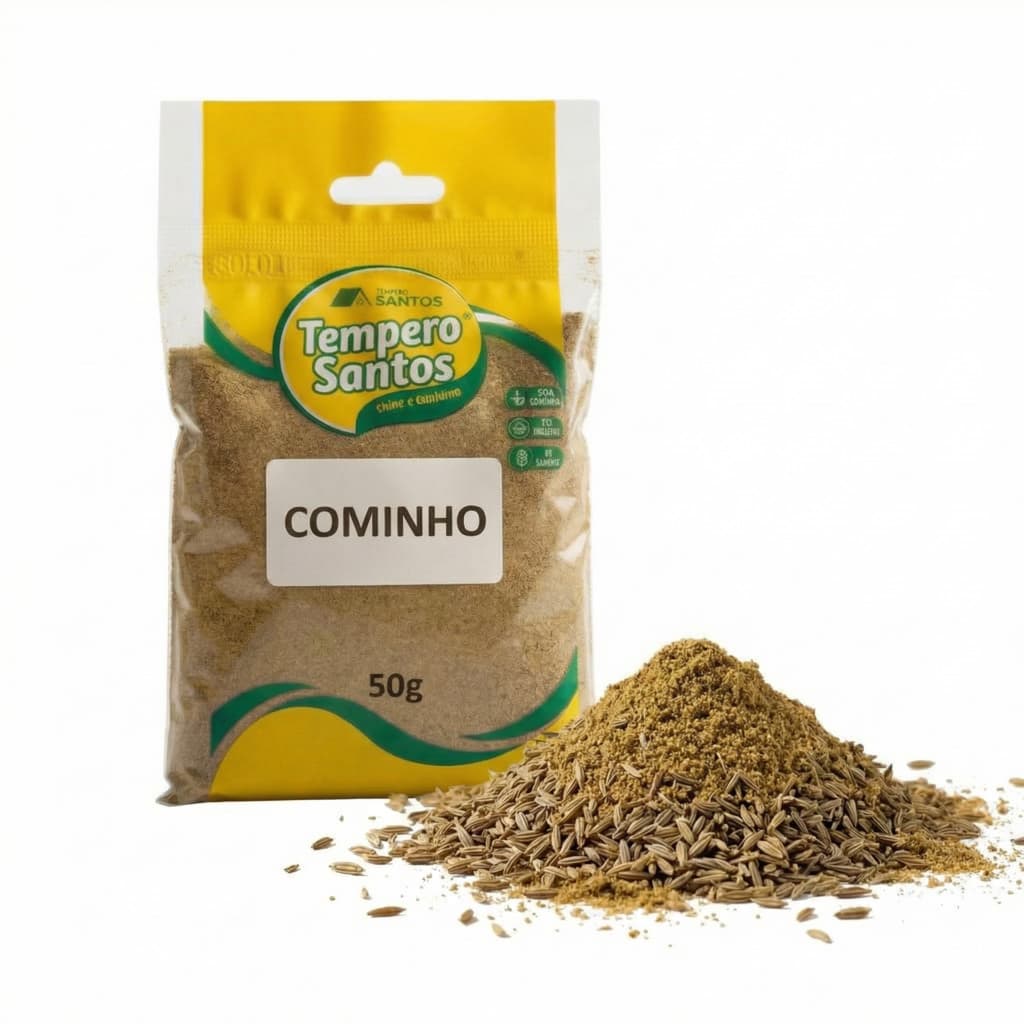 Cominho Em Pó Puro 100% | Tempero Para Carnes Feijão Arroz 250g / 500g / 1kg - Tempero Santos