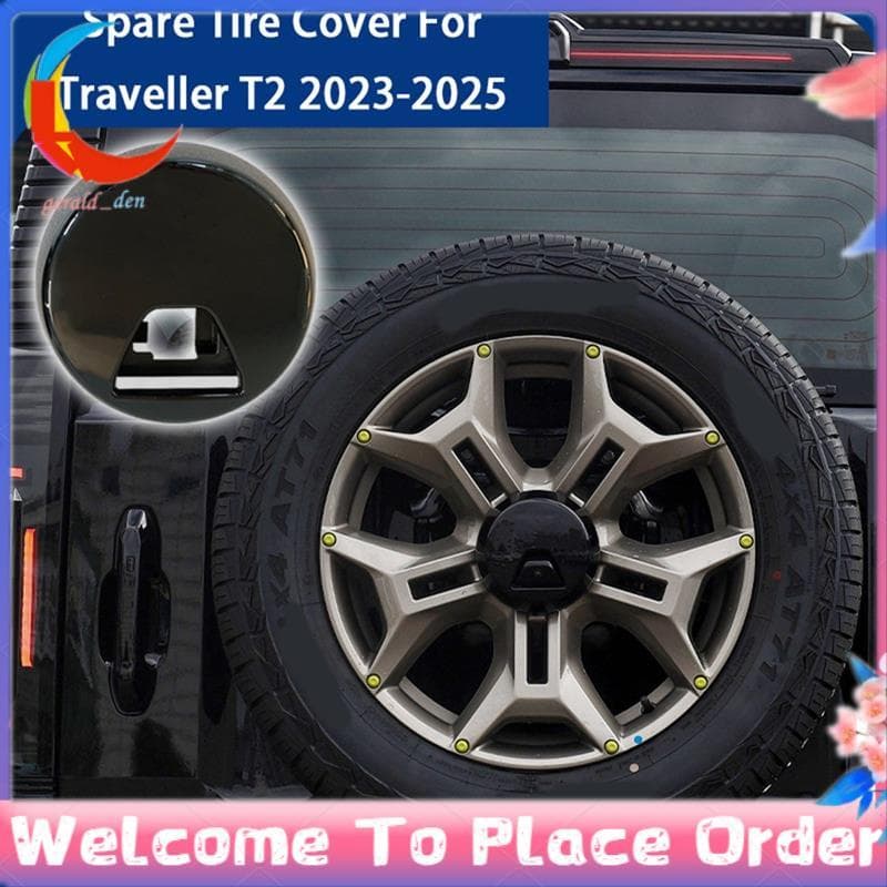 Tampa Do Pneu Sobressalente Adequada Para Base De Instalação Da Câmera Traseira Carro Jetour T2 2023-2025
