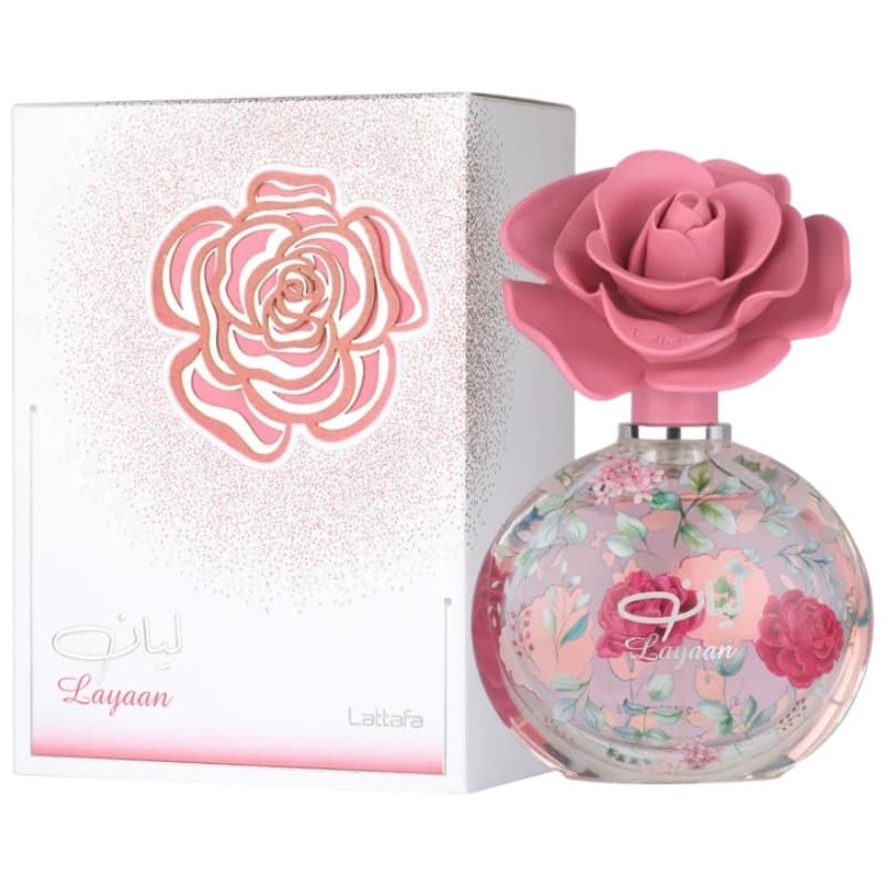 Body Splash 75ml Cítrico Fragrância Longa Duração Fresco Oriental Perfume Árabe Importado Layaan Jasmim Floral Feminino