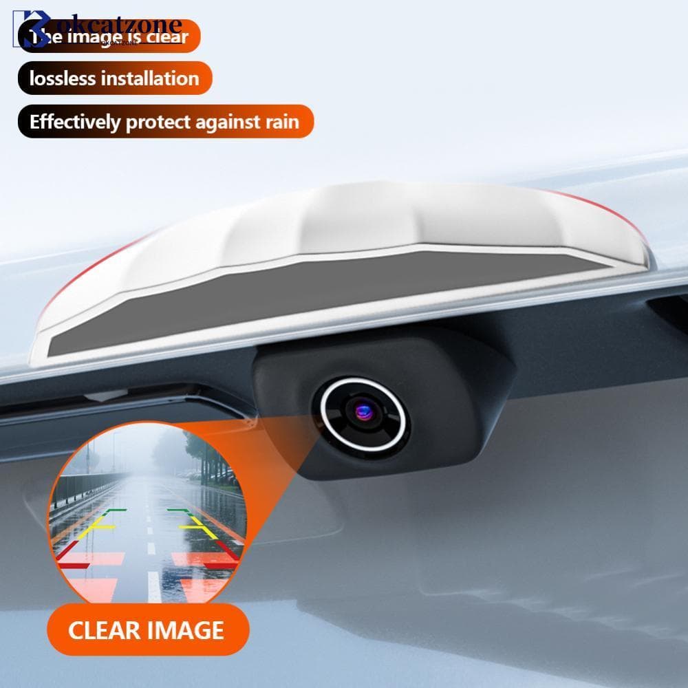 OKCATZONE Silicone Visão Traseira Do Carro Câmera De Backup À Prova Dwaterproof Água Capa Chuva Respingo Guarda Para Sis