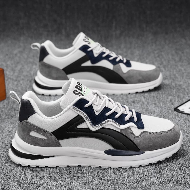 Tênis esportivo leve e respirável, versátil para uso casual, tênis de corrida estilo Forrest Gump, tênis de trabalho mas