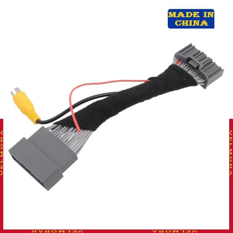 VEl Adaptador De Câmera De Visão Traseira Do Carro Fio Conector De Vídeo Substituição Chicote Para EXI 2012-2016 Acessór