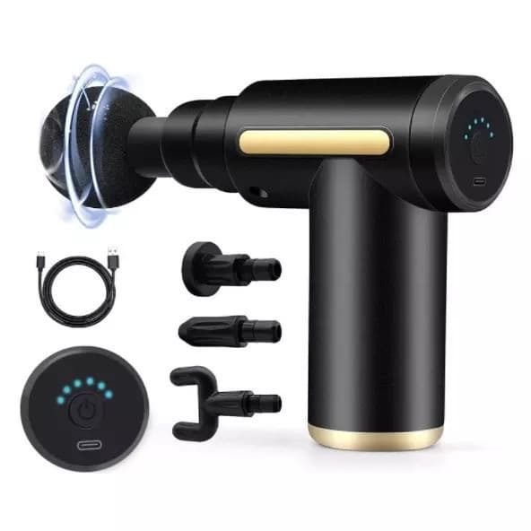 Massageador Elétrico Profissional Portátil  Pistola Muscular Original Imports Novo IA