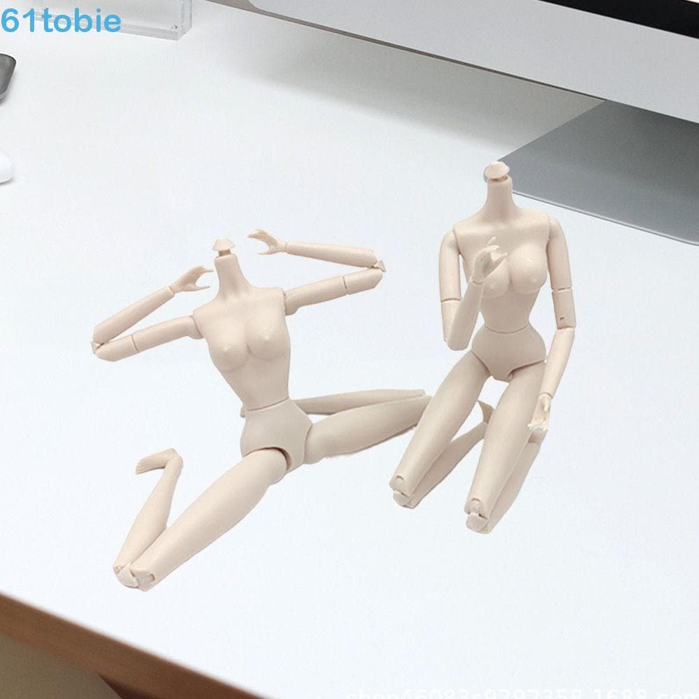 TOBIE Bonecas BJD Nu Articuladas , Boneca Sólida 1/6 Pele Branca Brinquedos De Nua Super Modelo Móvel