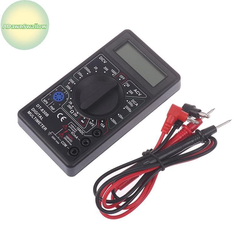 ADS LCD Voltímetro Digital De Alcance Automático Multímetro Ohmímetro Volt Tester Mede Tensão AC/DC Corrente Capacitânci