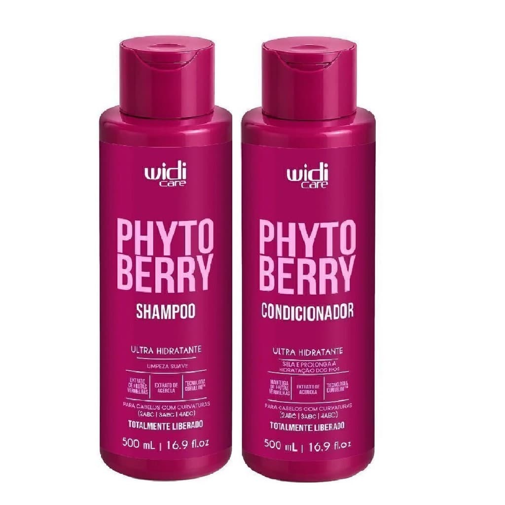 Widi Care PhytoBerry Kit Shampoo+Cond Hidratante 500ml