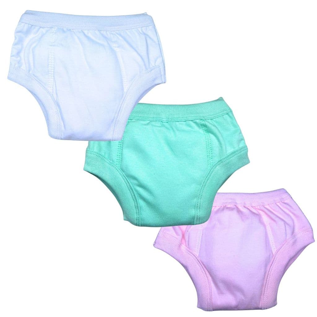 Kit 3 Calcinhas Fralda Treinamento Desfralde Infantil