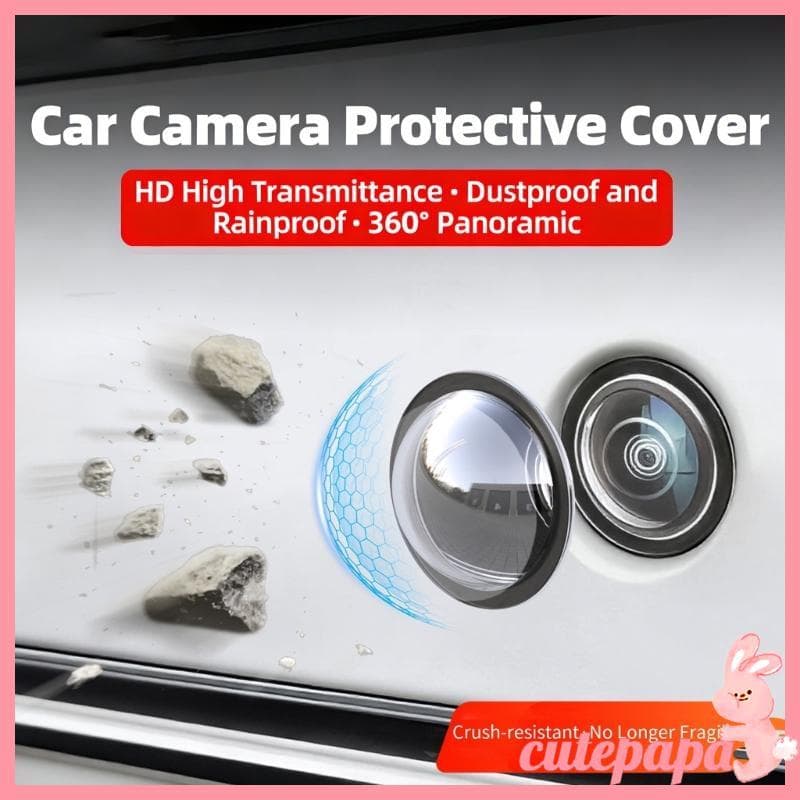 cutepa Capa Para Câmera Backup Visão Traseira Carro À Prova D ABS Fácil Instalação