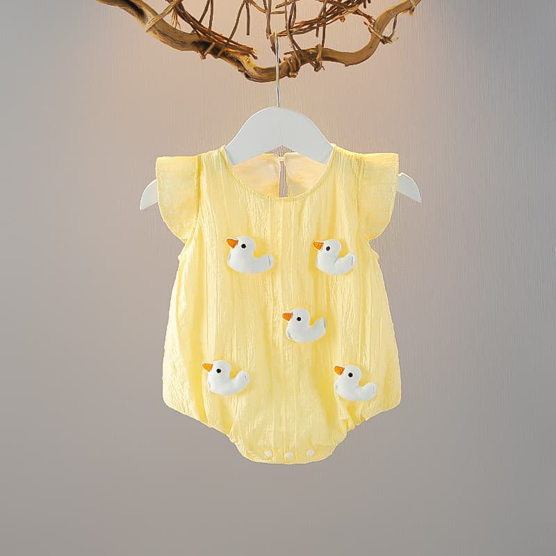 Roupas de verão Roupas de bebê Roupas de bebê Roupas de bebê Roupas de bebê Recém-nascidos Crianças Bebê Menina Macacão 