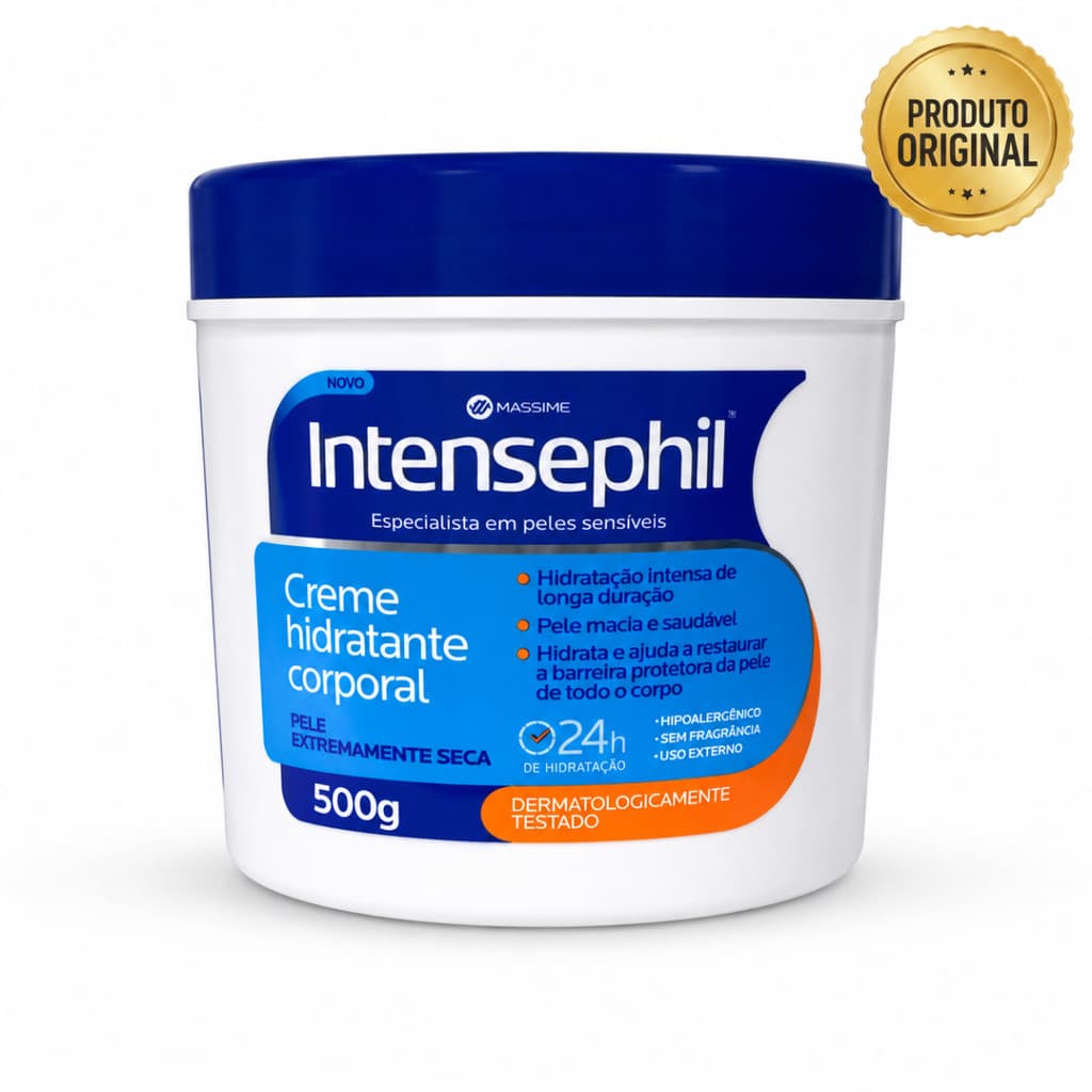 Intensephil Creme Hidratante Corporal Massime 500g