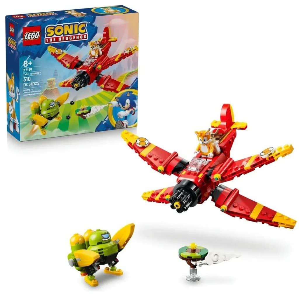 Blocos De Montar Sonic the Hedgehog Tornado-1 310 Peças 77119 LEGO