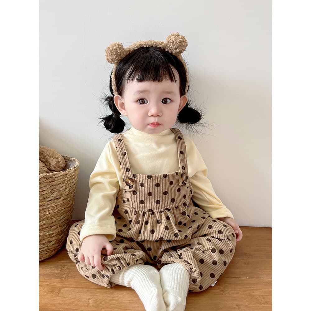 Super bonito roupas de bebê outono Outing macacão estilo ocidental macacão bebê criança roupas outono bebê menina terno 