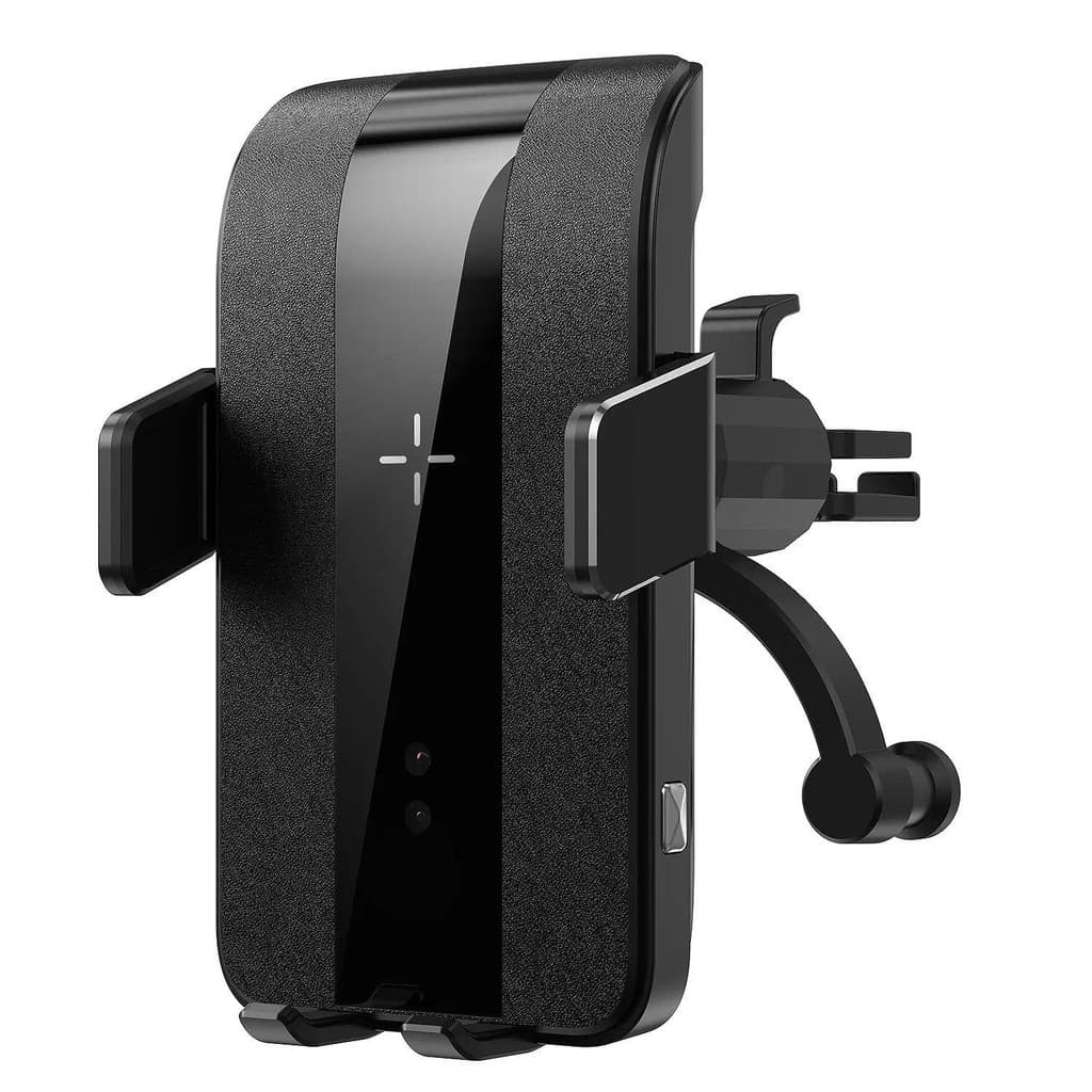 Suporte Para Carregador De Carro Sem Fio 15W Qi Carregamento Rápido Ventilação De Ar Telefone Celular Com Fixação Automá