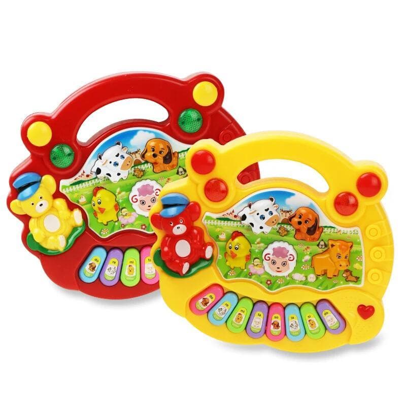 Brinquedo Musical Do Bebê Com Som Animal Crianças Teclado De Piano Elétrico Piscando Instrumento Brinquedos Educativos I