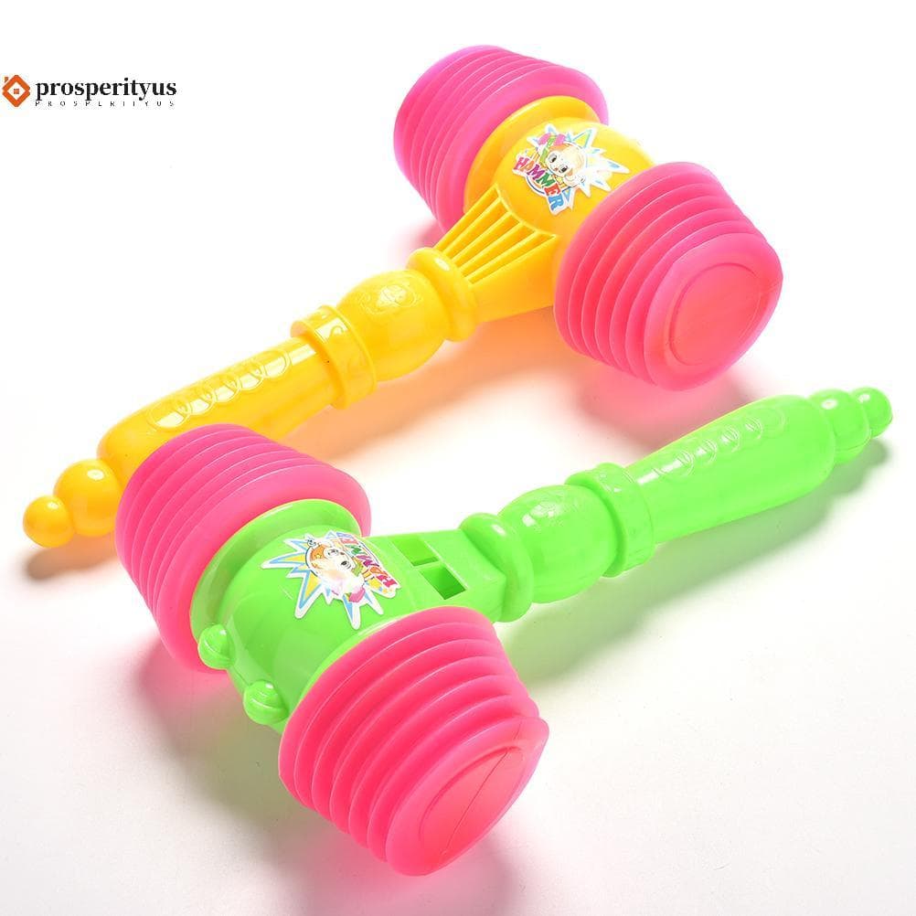 [PPTS] 1 Pcs BB Hammer Bebê Crianças Música Som Martelo Whistle Brinquedo Brinquedos Educativos