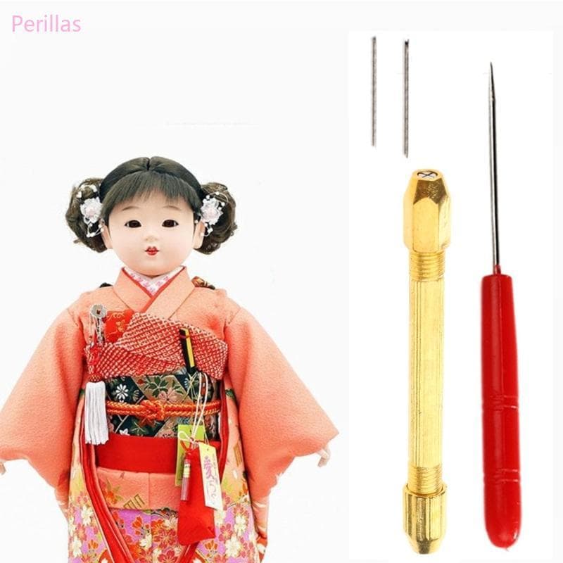 Perillas DIY Para Kits De Bonecas Ferramenta Reprodução De Cabelo Agulha Rerooting Titular Mini Articuladas Blyth Boneca