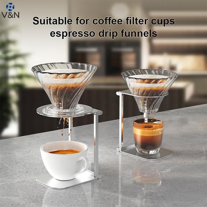 (V & N) Suporte Para Cafeteira , Portátil E Dobrável Máquina De Café Expresso De Escritório Com Base .