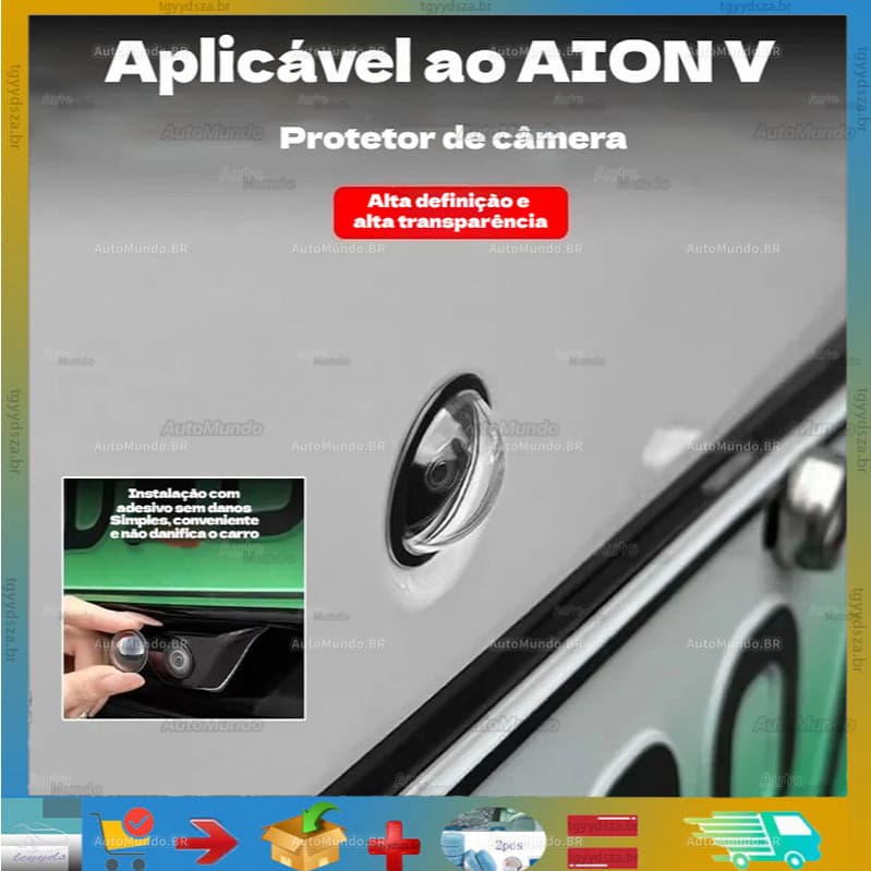 Adequado para o veículo AION V, protetor de 360 graus. °     para câmeras de carro dianteiras e traseiras T3M5